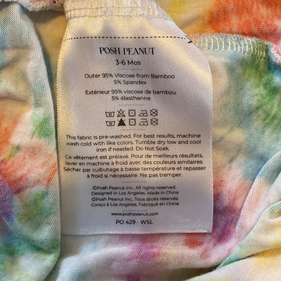 3-6 Month Posh Peanut Romper - Picture 3 of 3